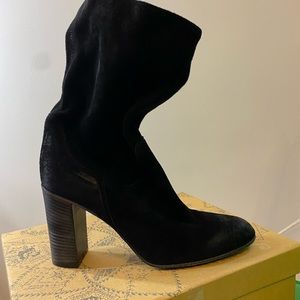 Free people leather heeled boots